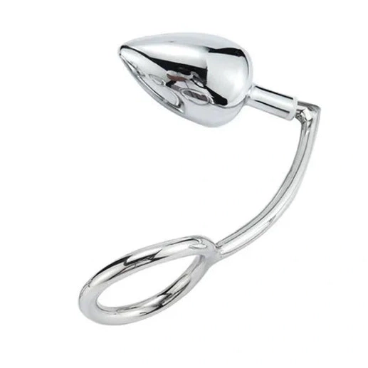Anal Hooks Anal Cock Stainless DiscreetChoice Set Hook with Steel Ring 4663 0813